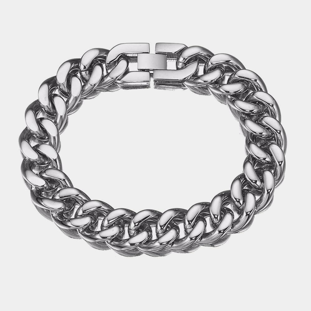 Stainless Steel Silver Bracelet - Shopeasywear