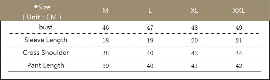 Summer Short Cartoon Women's Pajamas