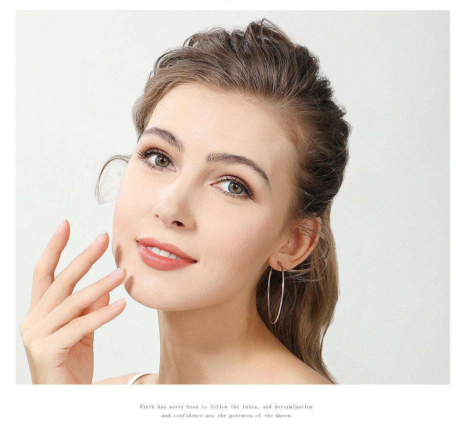 Silver Hoop Earring For Women