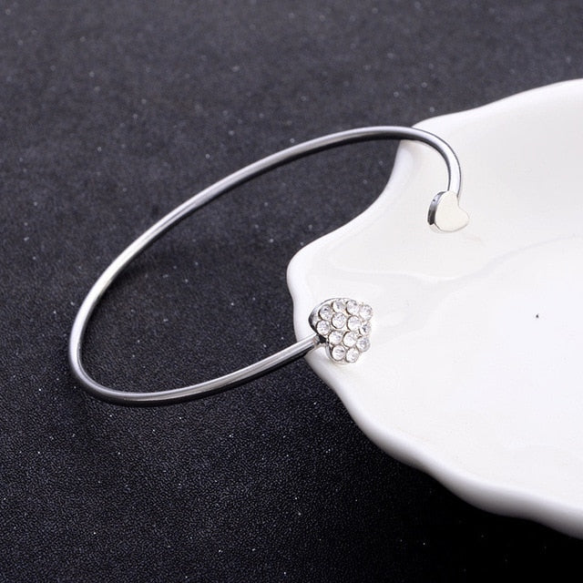 Double Heart Women Bracelet - Jeglowstore