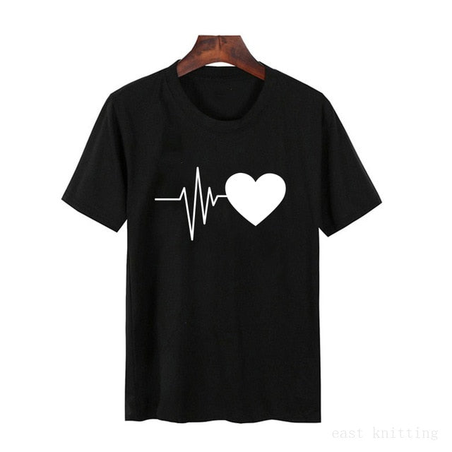 Graphic Love New Arrival Women T Shirt - Shopeasywear