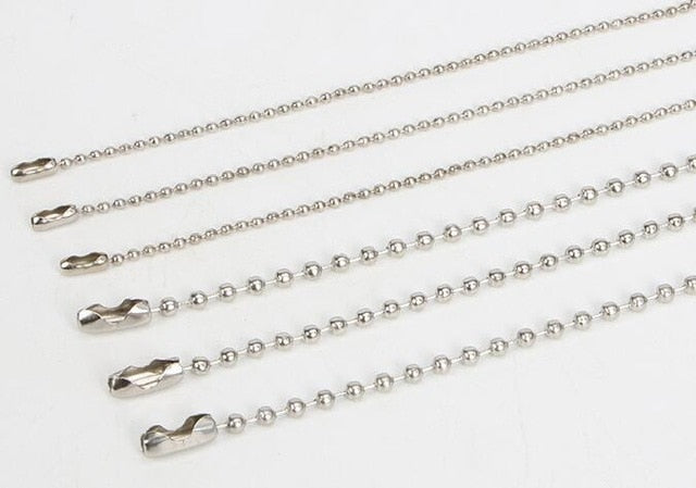 1 Pack Bulk Silver Ball Chain Connectors - Jeglow store