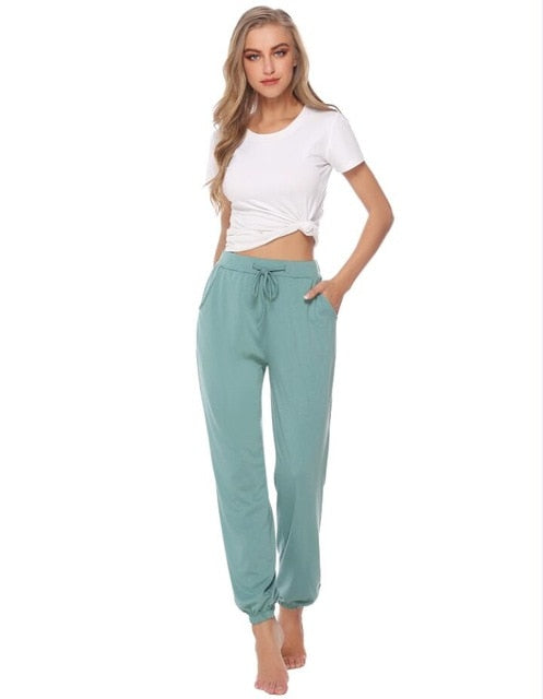 New Women Home Pajama Pants Cotton Bottoms - Shopeasywear