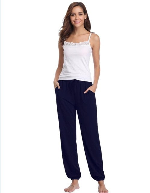 New Women Home Pajama Pants Cotton Bottoms - Shopeasywear
