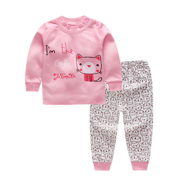 Cartoon Kids Pajamas Sets