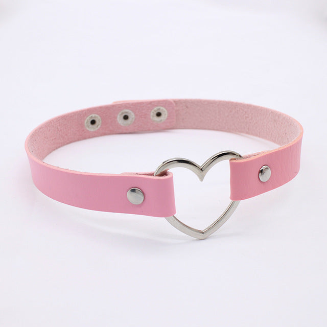 Big Heart Choker Necklace