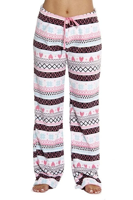 Soft Animal Printed Loose Sleep Bottoms - Shopeasywear