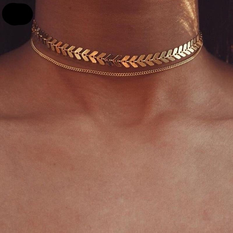 Multi Arrow choker Necklace