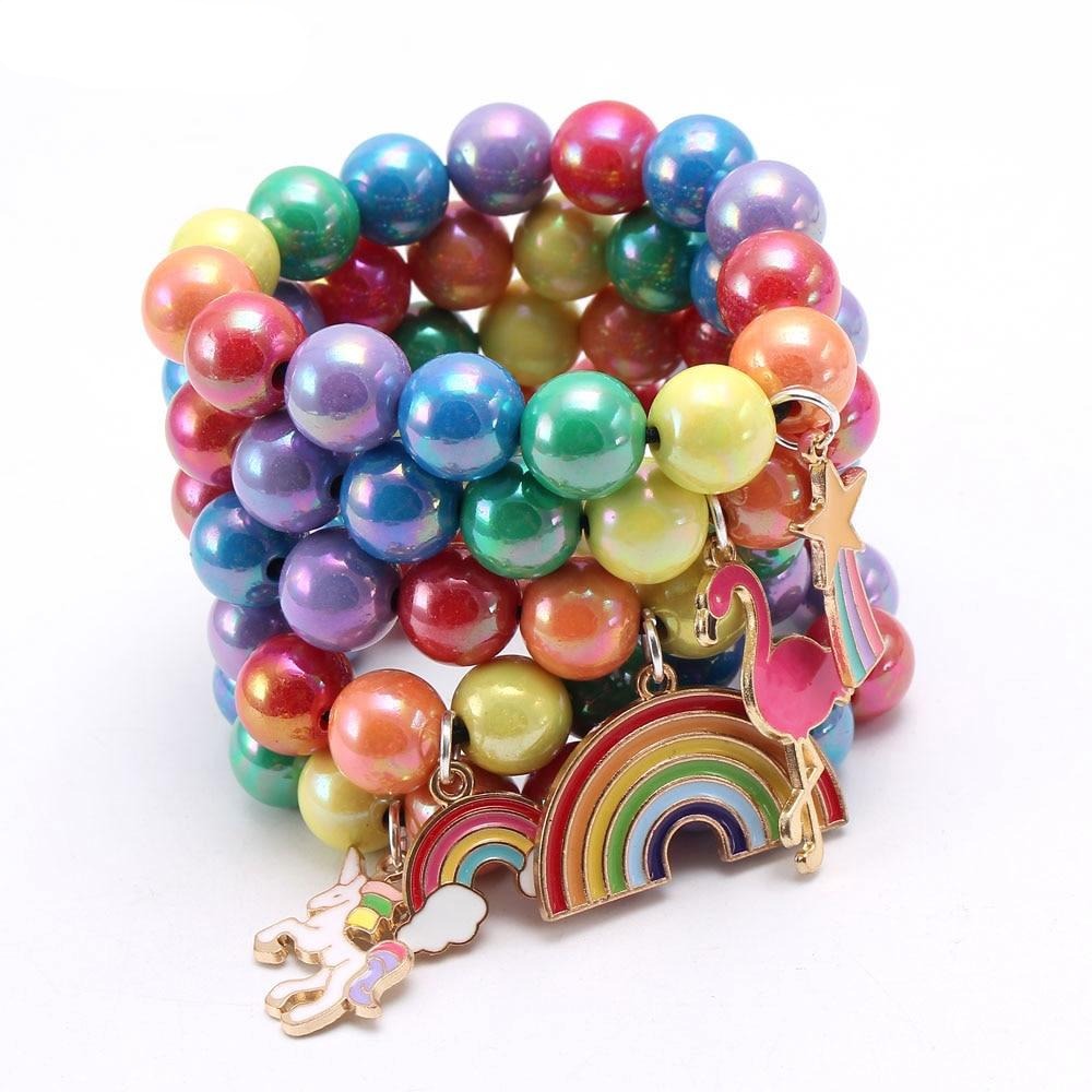 Colorful Beads Chunky Bracelet - Shopeasywear