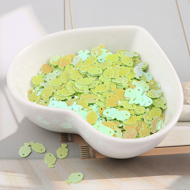 10g/bag Colorful Fish Sequins - Jeglow store