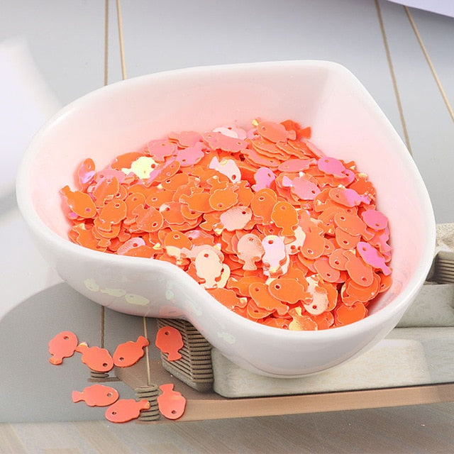 10g/bag Colorful Fish Sequins - Jeglow store