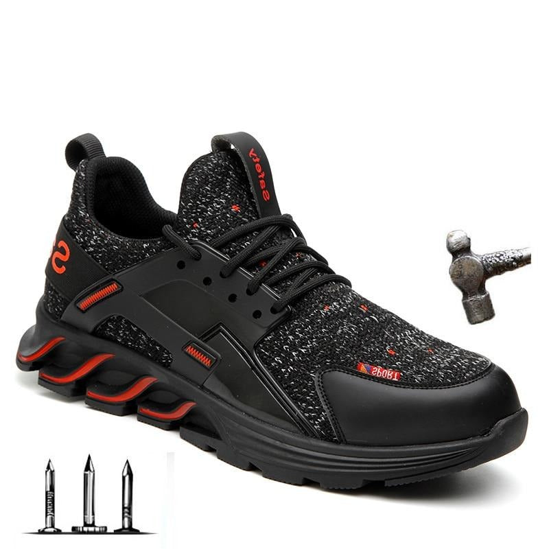 Steel toe cap men boots