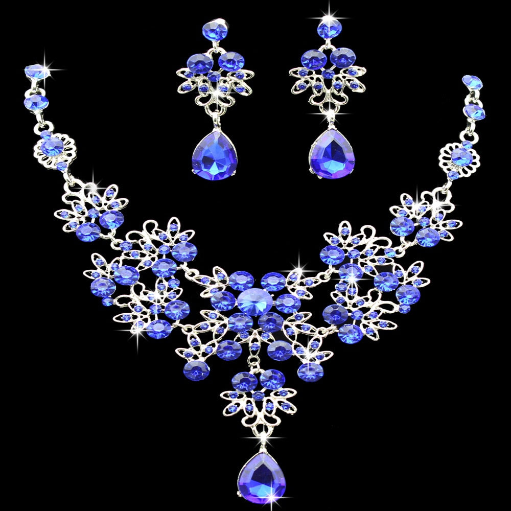 Water Drop Wedding Jewelry Sets