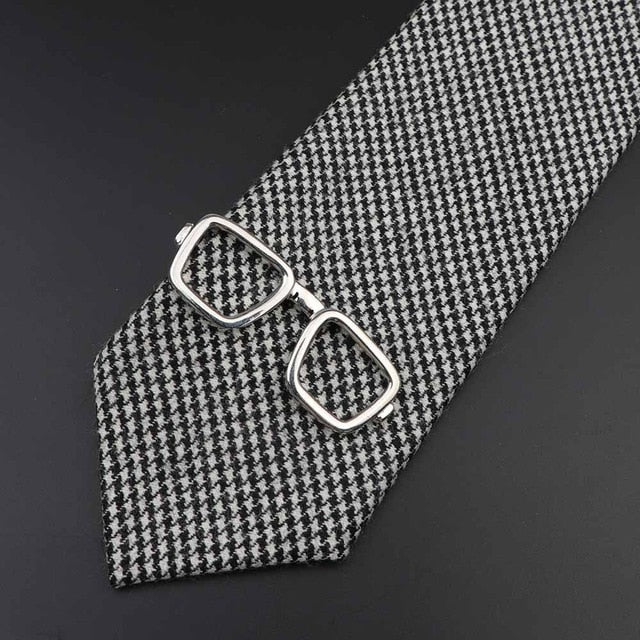 1 Piece Chrome Stainless Tie Clip for Men - Jeglow store