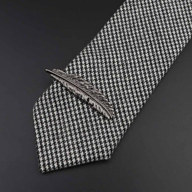 1 Piece Chrome Stainless Tie Clip for Men - Jeglow store