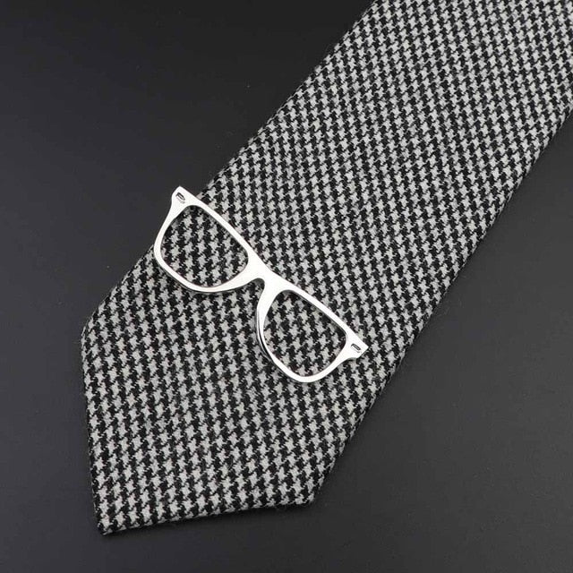 1 Piece Chrome Stainless Tie Clip for Men - Jeglow store