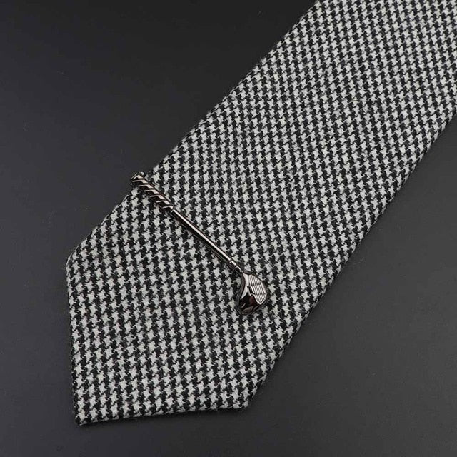 1 Piece Chrome Stainless Tie Clip for Men - Jeglow store