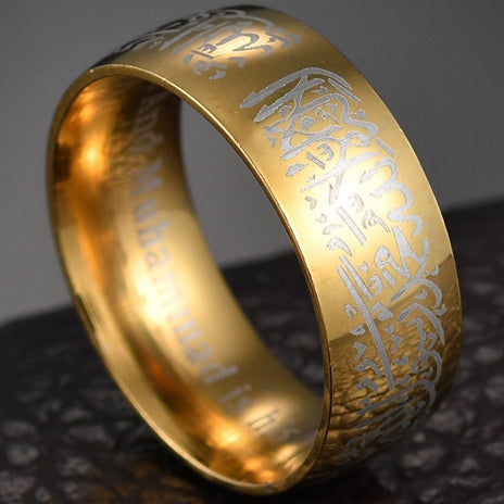 Stainless Steel Thin Blue Line Ring - Shopeasywear