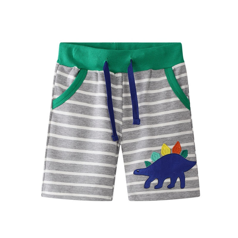 Animals Stripe Kids Shorts - Shopeasywear