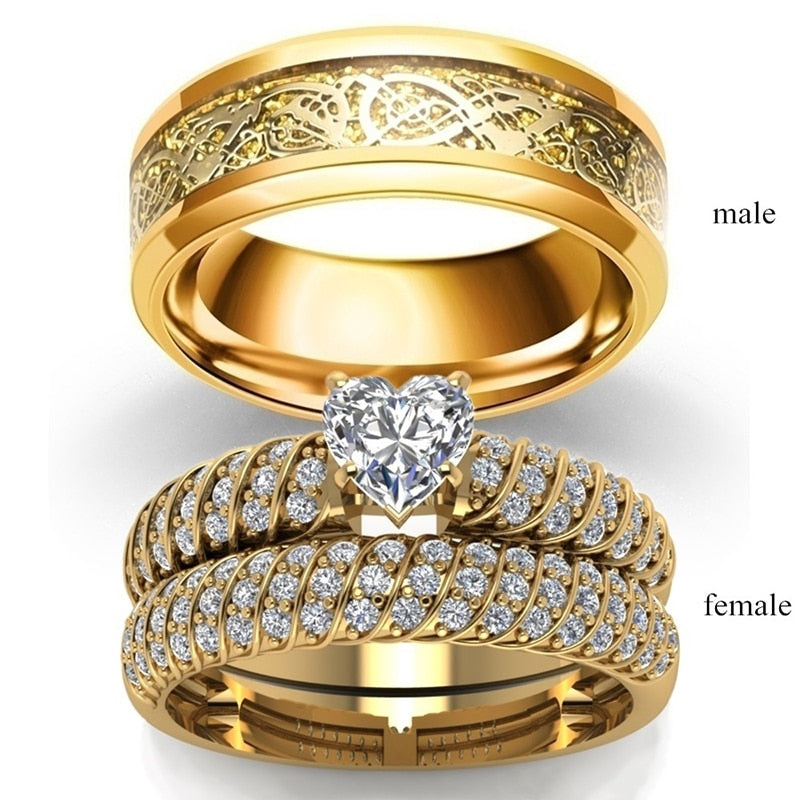 Fashion Jewelry Couple Rings