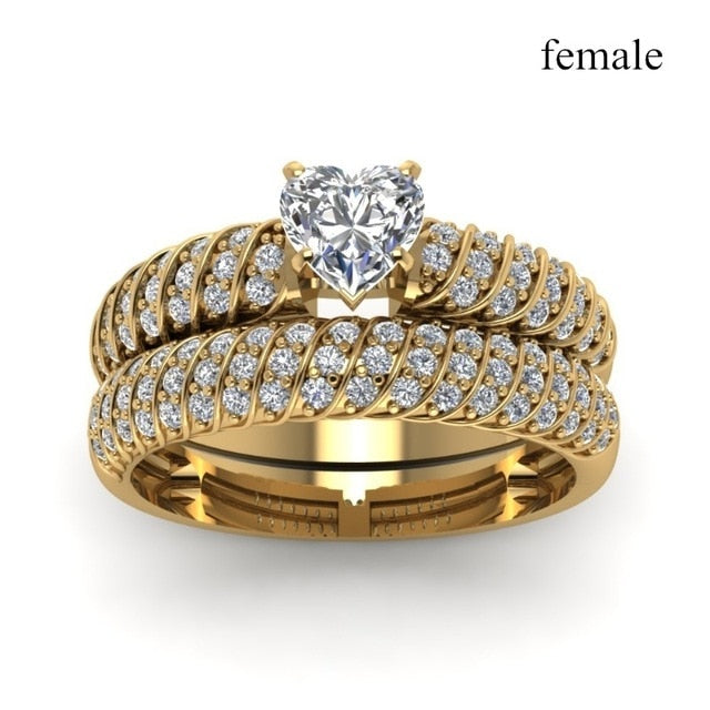 Fashion Jewelry Couple Rings
