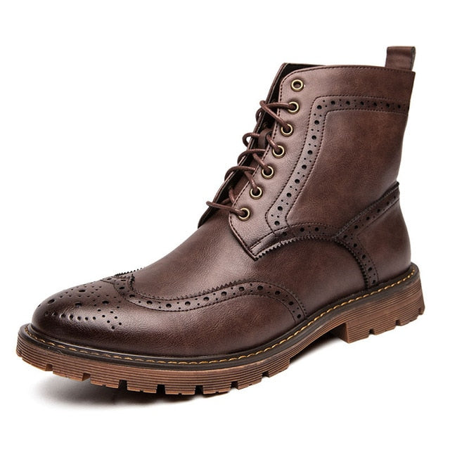 Leather Men Boots