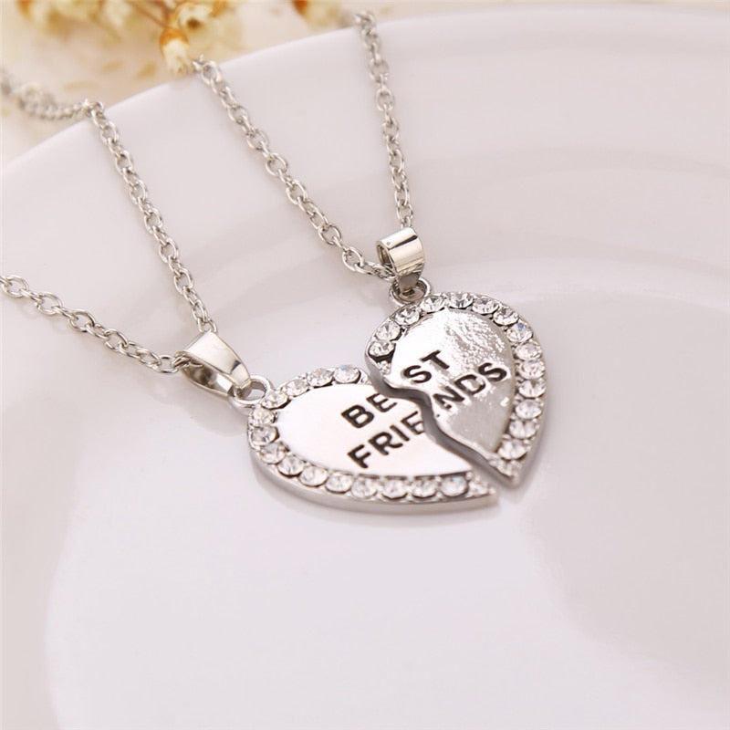 2 Pcs BFF Necklace For Men - Shopeasywear