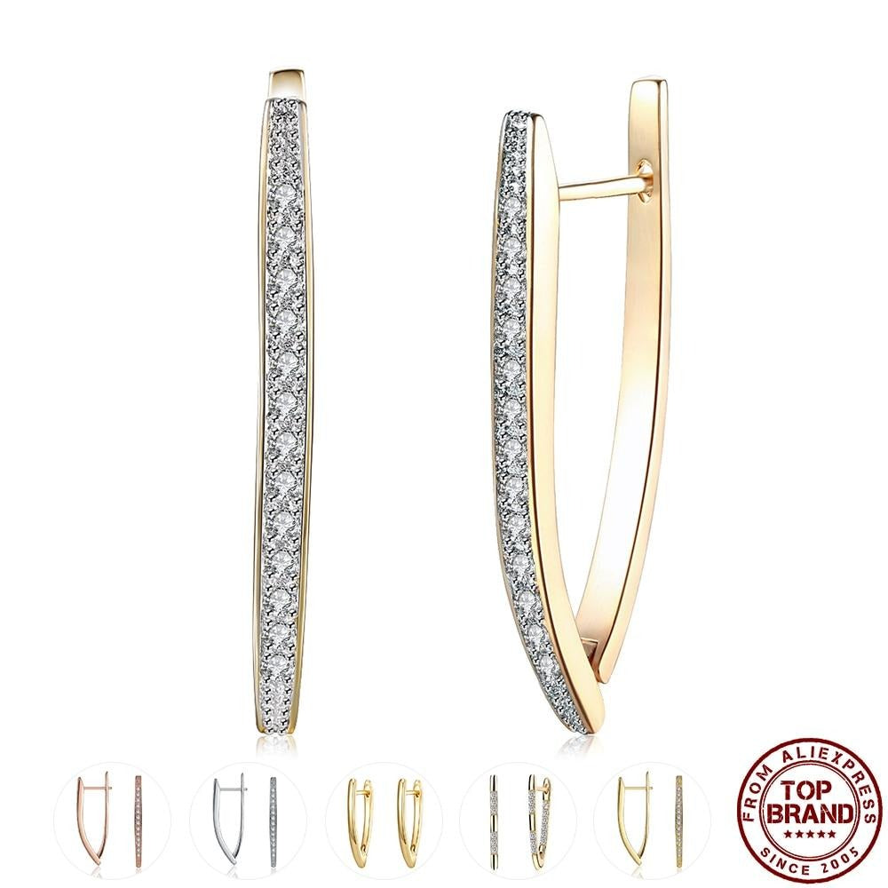 Hot Luxury V Shape Earrings - Shopeasywear