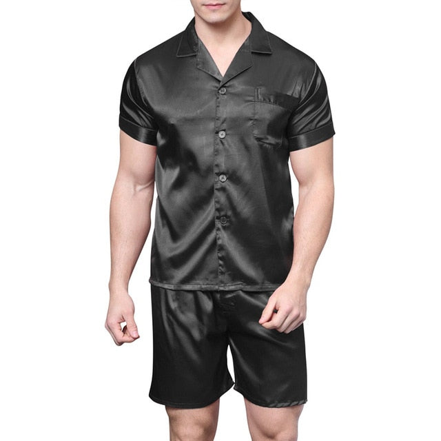Silk Pajamas Shorts For Men
