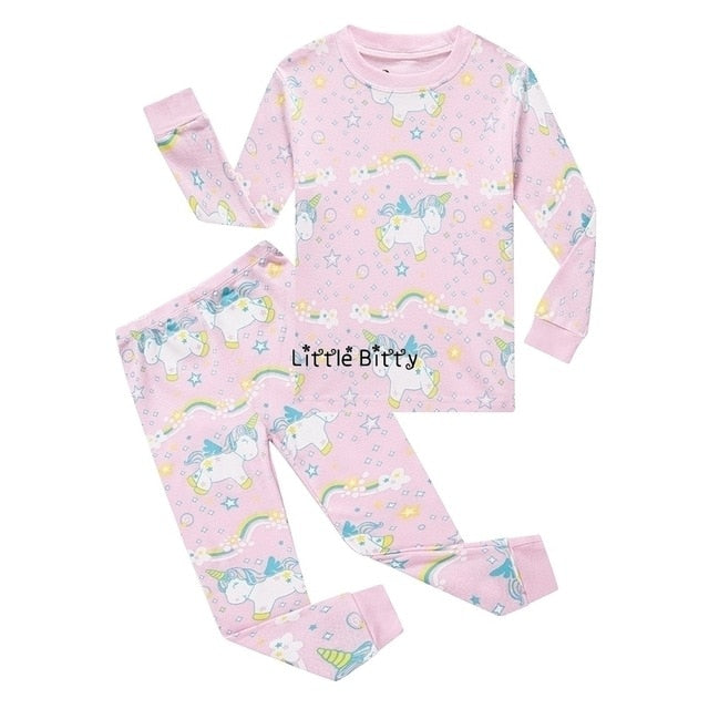 Full Sleeve Cotton Pajamas Sets For Kids