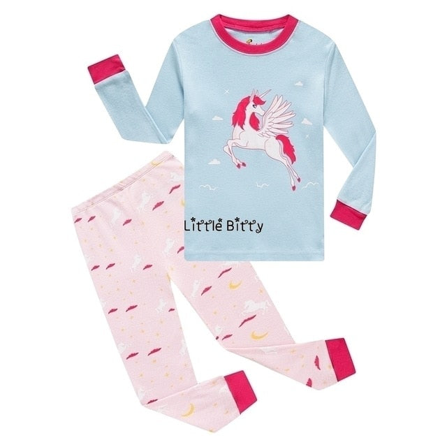 Full Sleeve Cotton Pajamas Sets For Kids