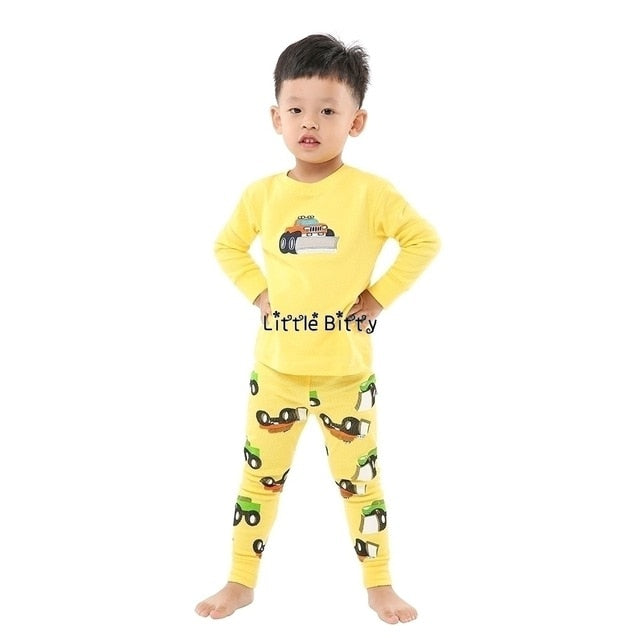 Full Sleeve Cotton Pajamas Sets For Kids