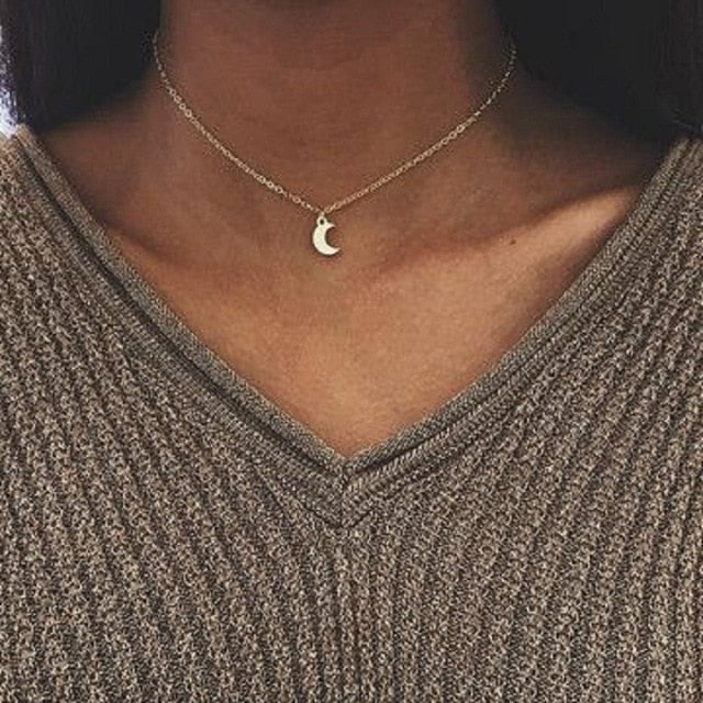 Tiny Heart Star Necklace - Jeglowstore