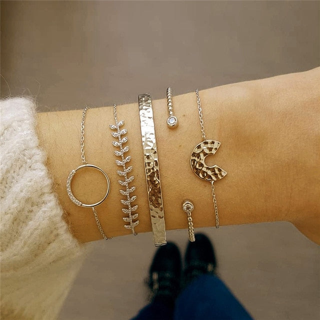 Open Bracelet Set for Women