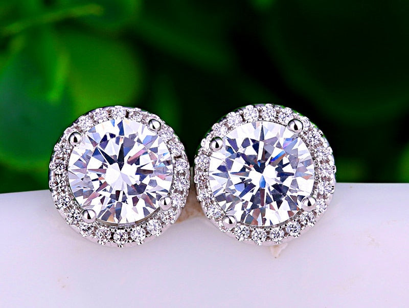 Small Zirconia Diamond Earrings For Women - Shopeasywear