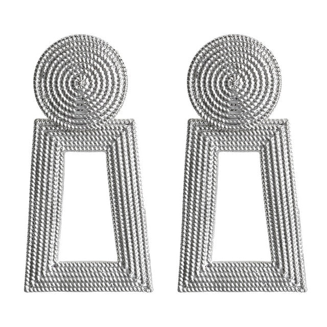 30 Styles Metal Drop Earrings for Woman