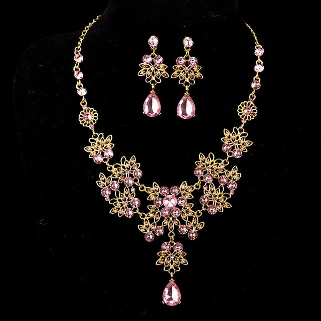 Water Drop Wedding Jewelry Sets