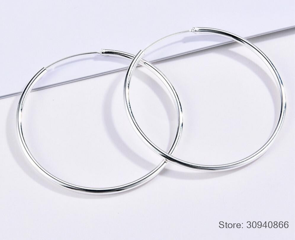 Silver Hoop Earring For Women - Shopeasywear