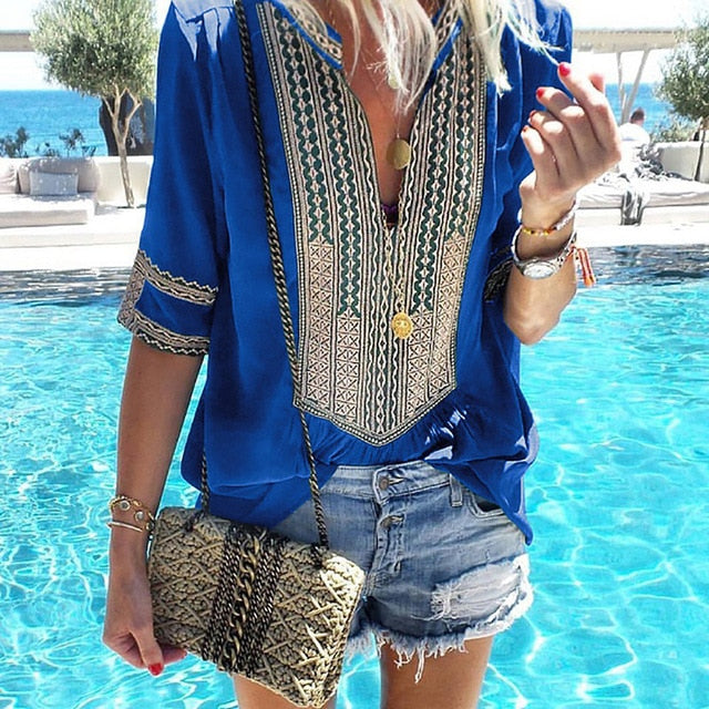 Women Bohemian Loose Clothing - Shopeasywear