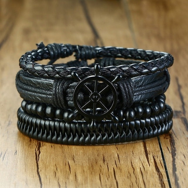 Wrap Leather Bracelets for Men - Shopeasywear