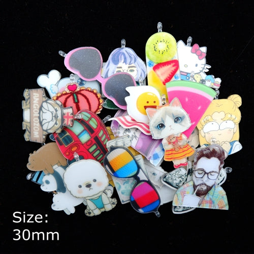 Charms Pendants 2-3 cm Mix set for Jewelry Making