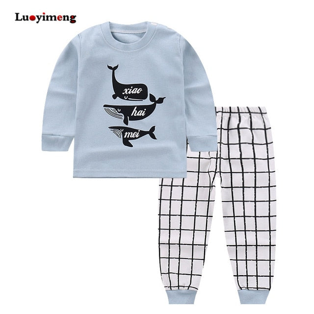 Cartoon Kids Pajamas Sets