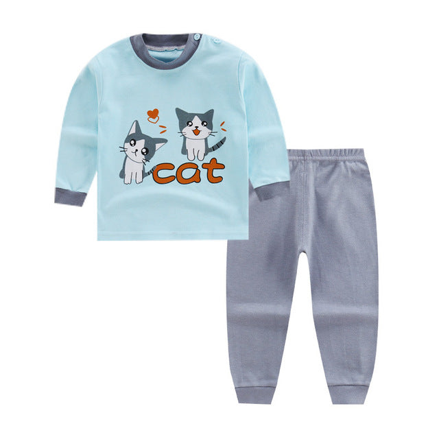 Cartoon Kids Pajamas Sets