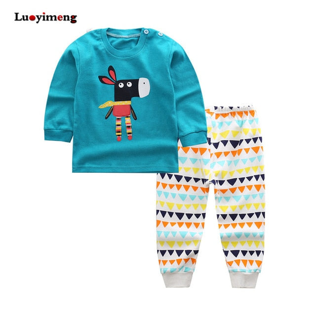 Cartoon Kids Pajamas Sets