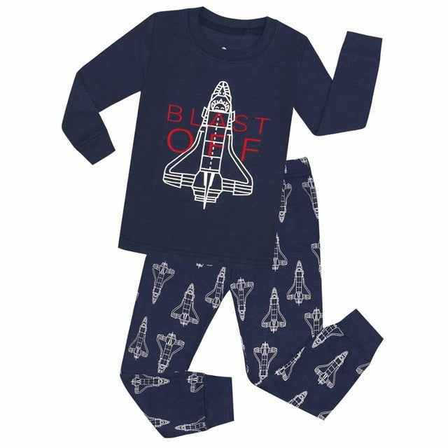Cotton Boys Girls Kids Pajamas Sets