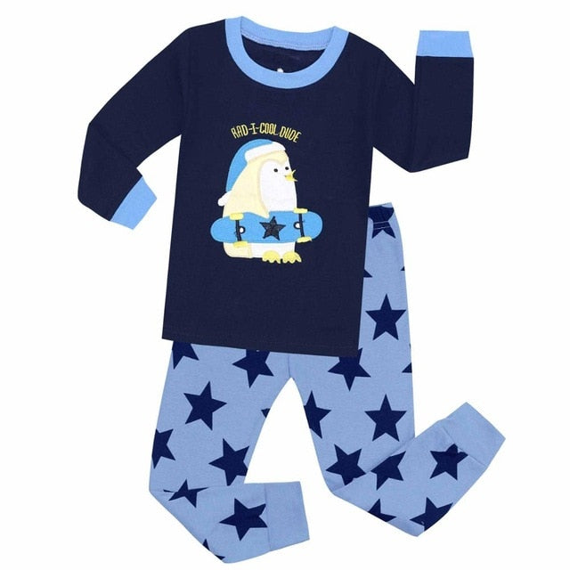Cotton Boys Girls Kids Pajamas Sets
