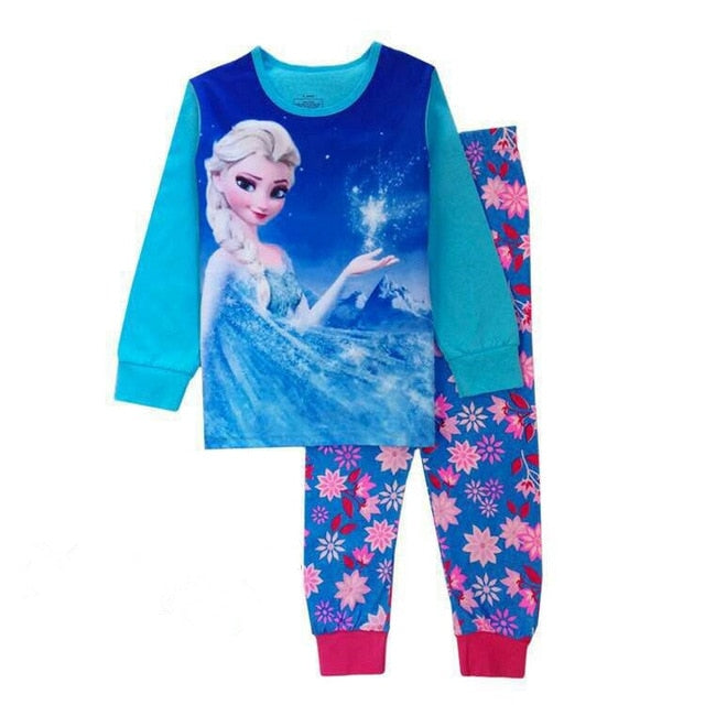 2 Pieces Cartoon Kids Pajamas Set