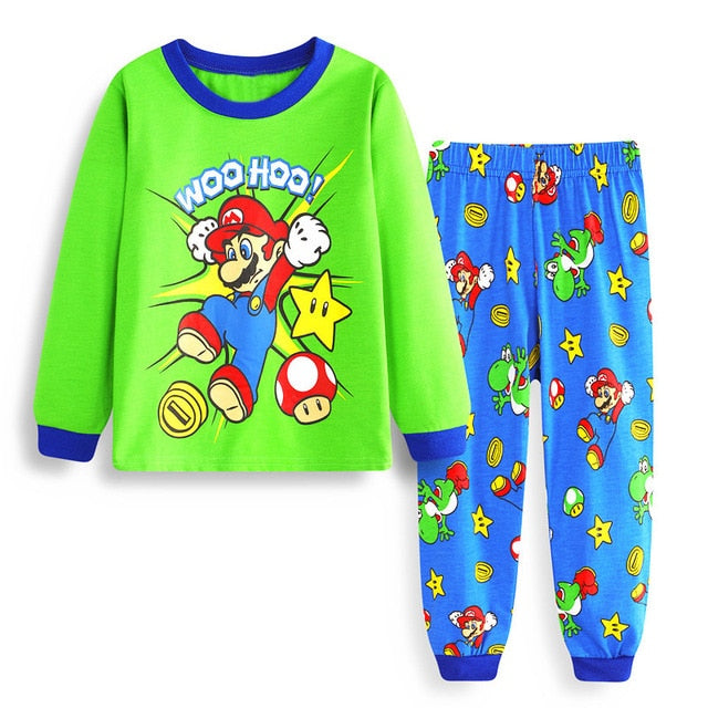 2 Pieces Cartoon Kids Pajamas Set