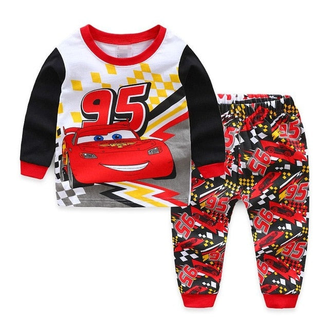 2 Pieces Cartoon Kids Pajamas Set