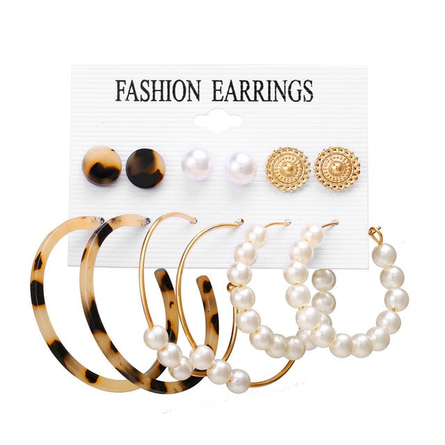 Minimalist Mixed Small Earrings Set - Shopeasywear